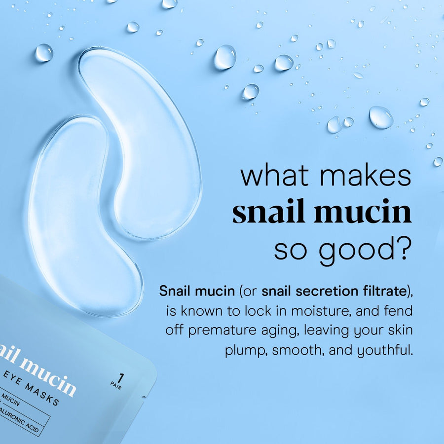 Snail Mucin Under Eye Masks - Baebody