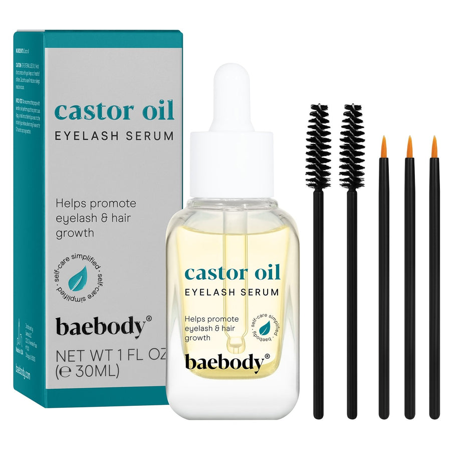 Castor Oil Eyelash Serum - Baebody